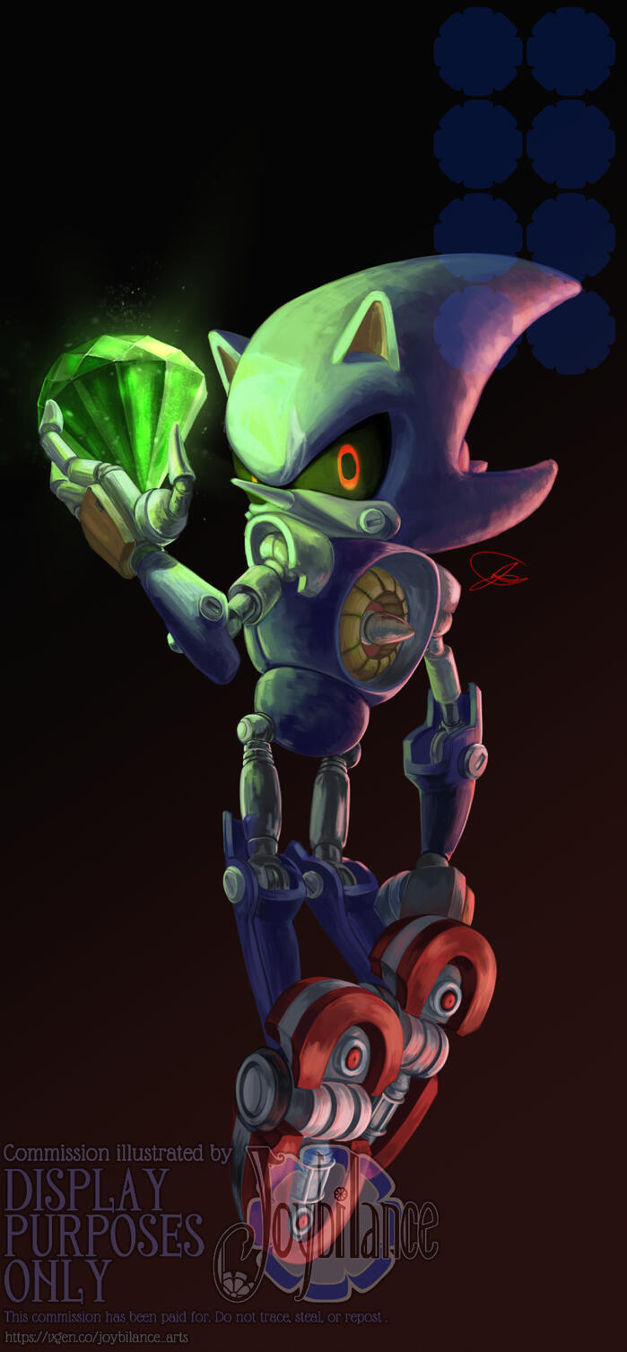 Metal Sonic | Phone Wallpaper Commission
