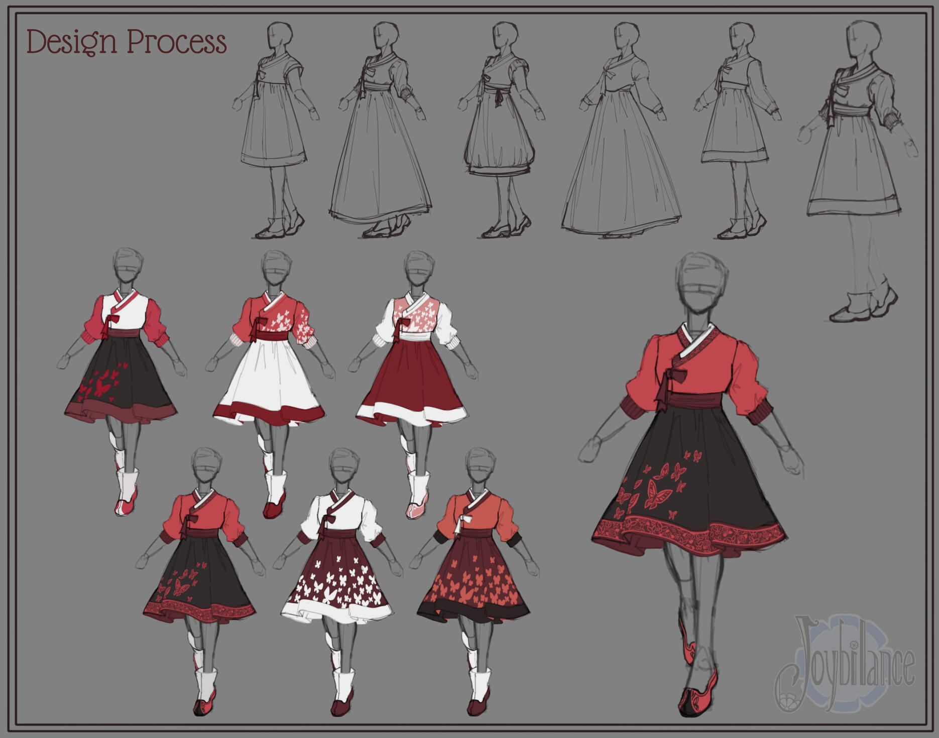 Just Jihye, Outfit Design Process