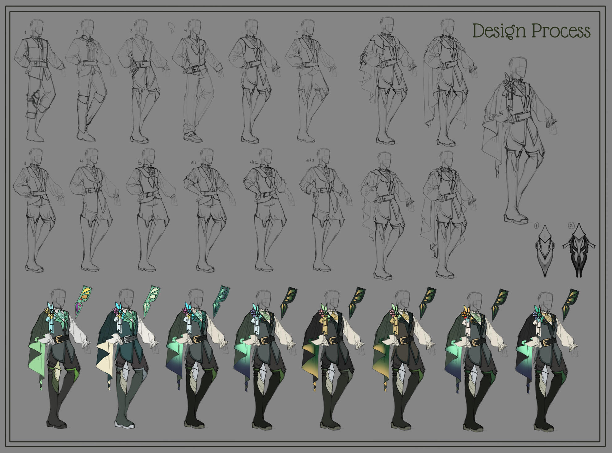 Sirius | Outfit Design Process