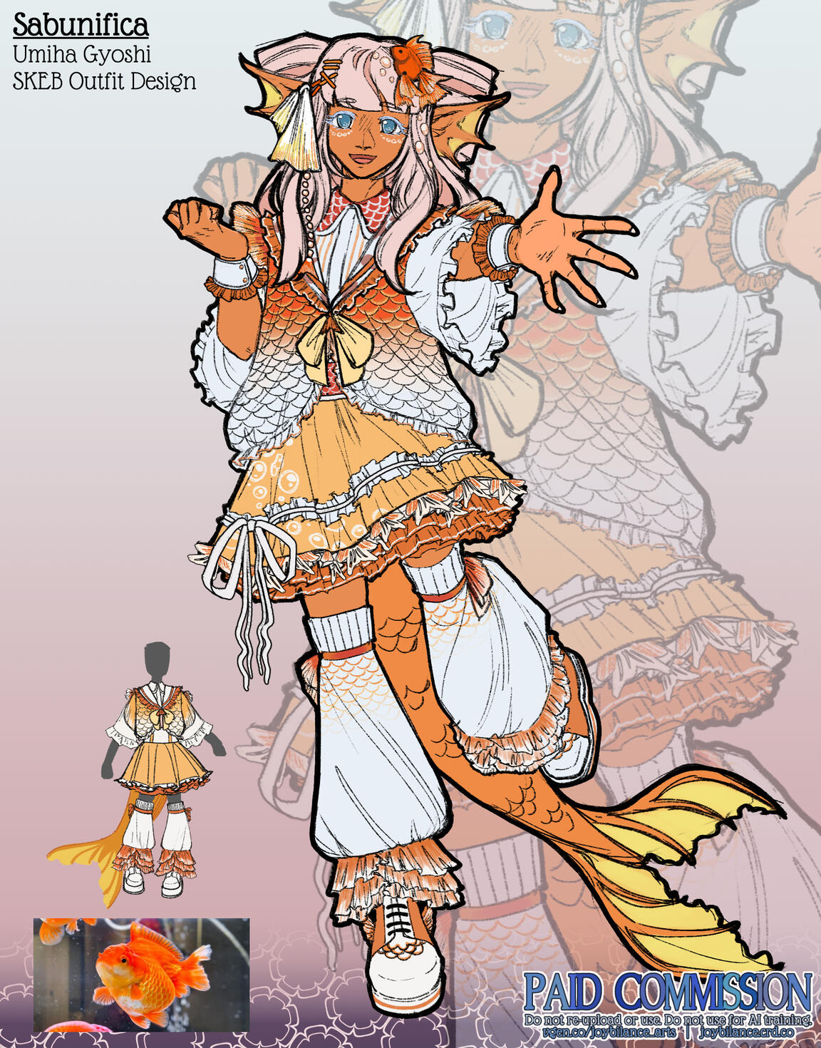 Umiha Gyoshi | SKEB Goldfish Outfit
