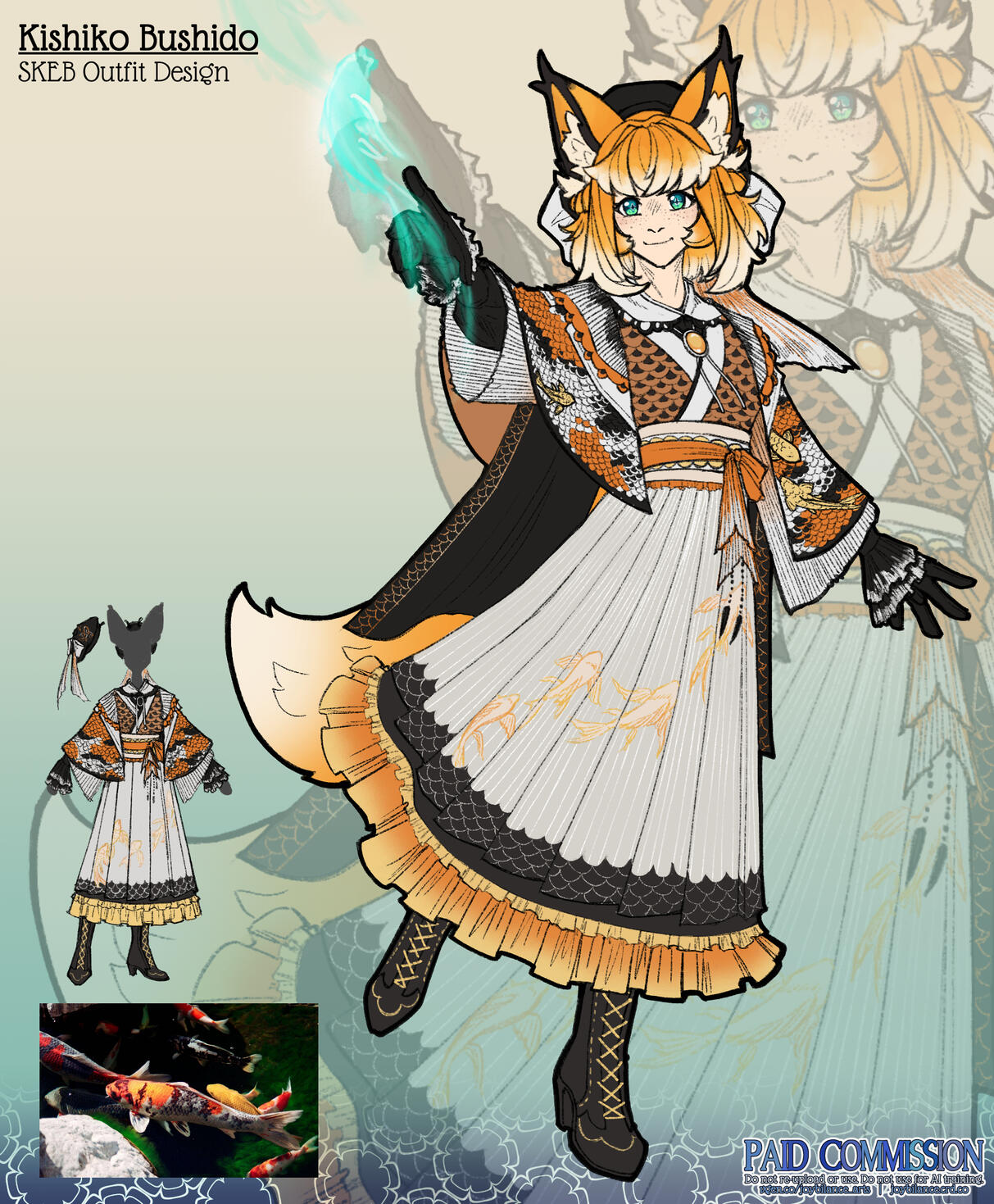 Kishiko Bushido | SKEB Koi Fish Outfit