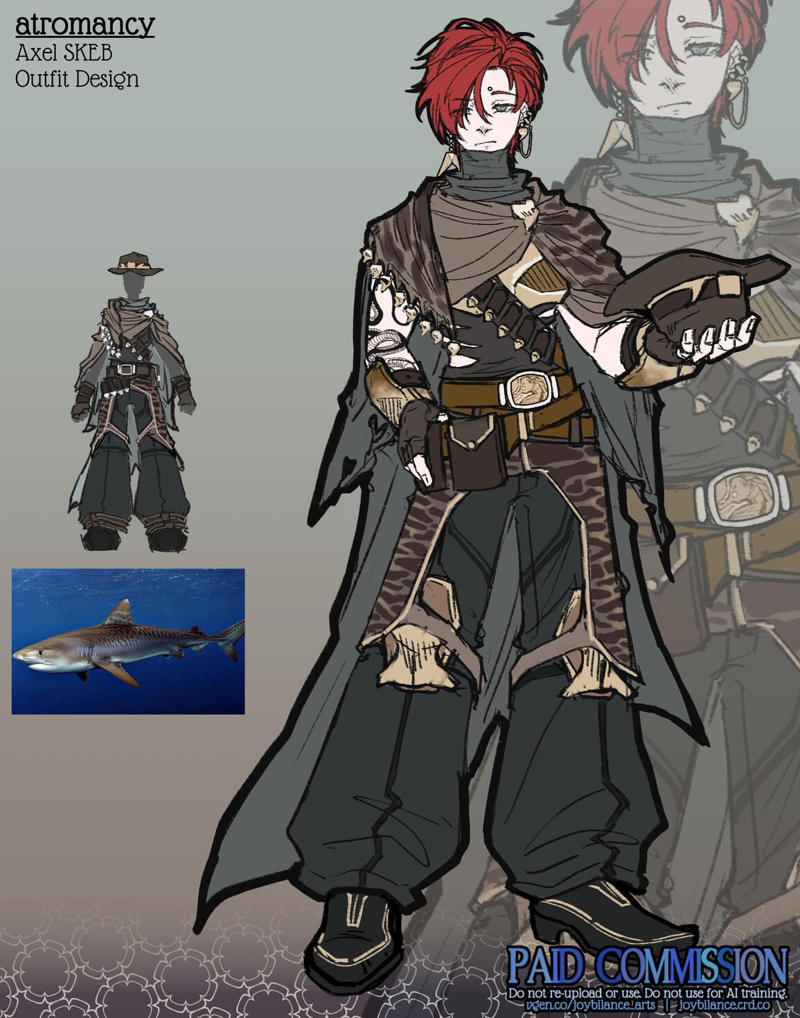 Axel | SKEB Tiger Shark Outfit
