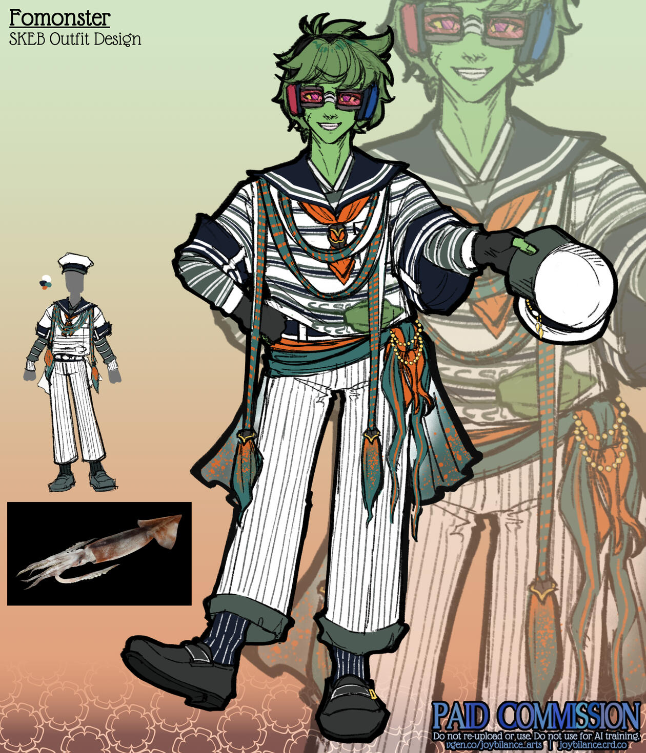Fomonster | SKEB Squid Outfit
