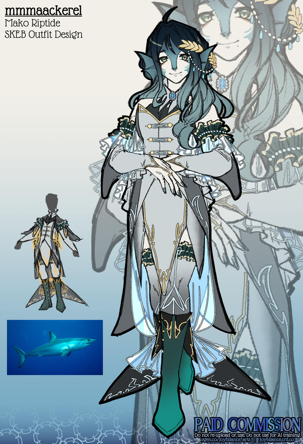 Mako Riptide | SKEB Mako Shark Outfit
