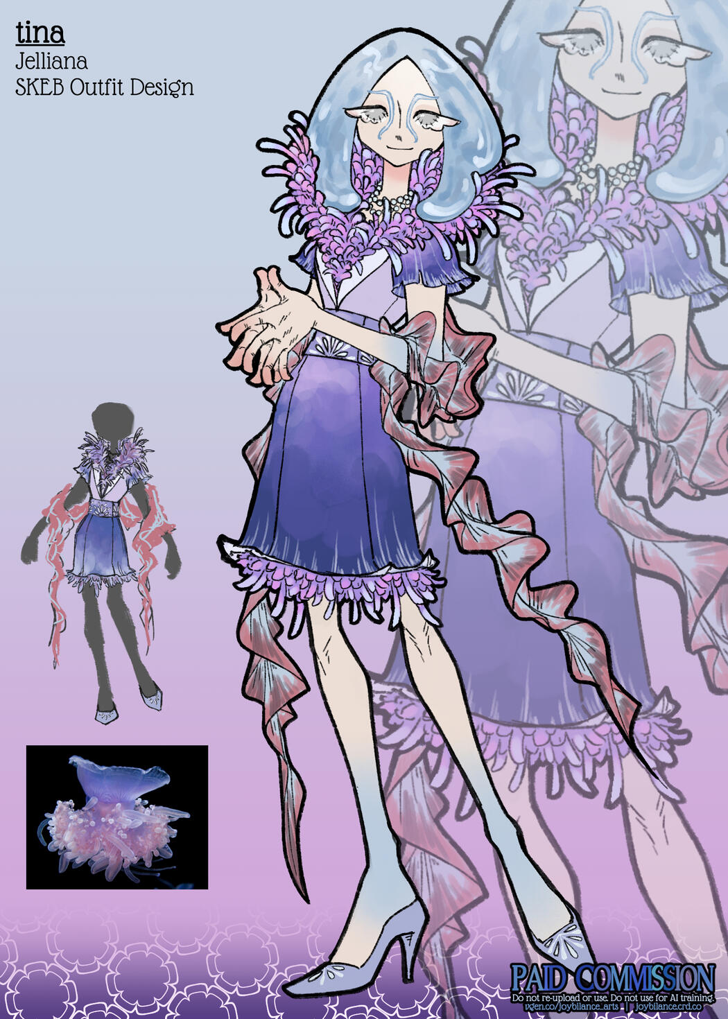 Jelliana | SKEB Cauliflower Jellyfish Outfit