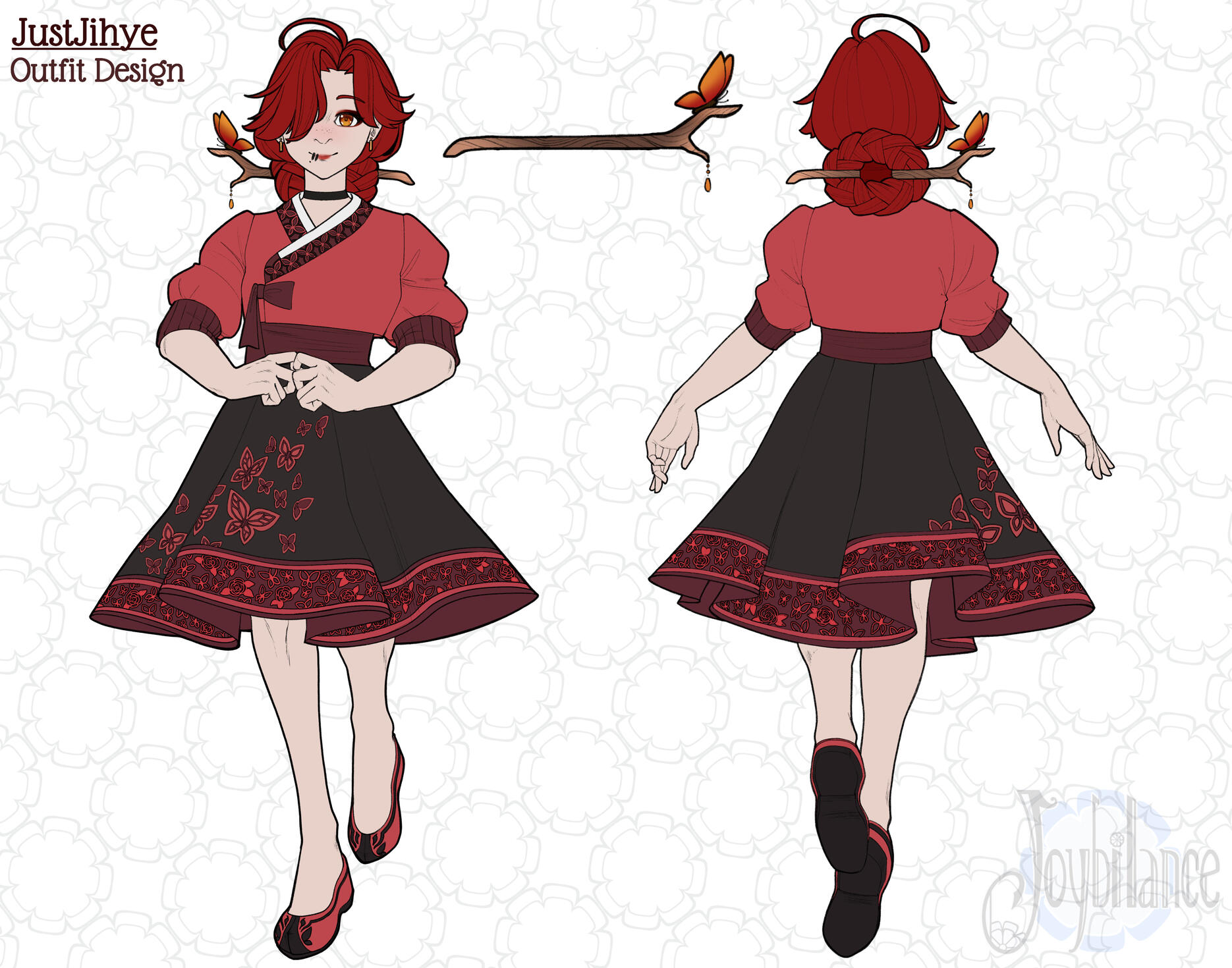 Just Jihye, Outfit Design Sheet