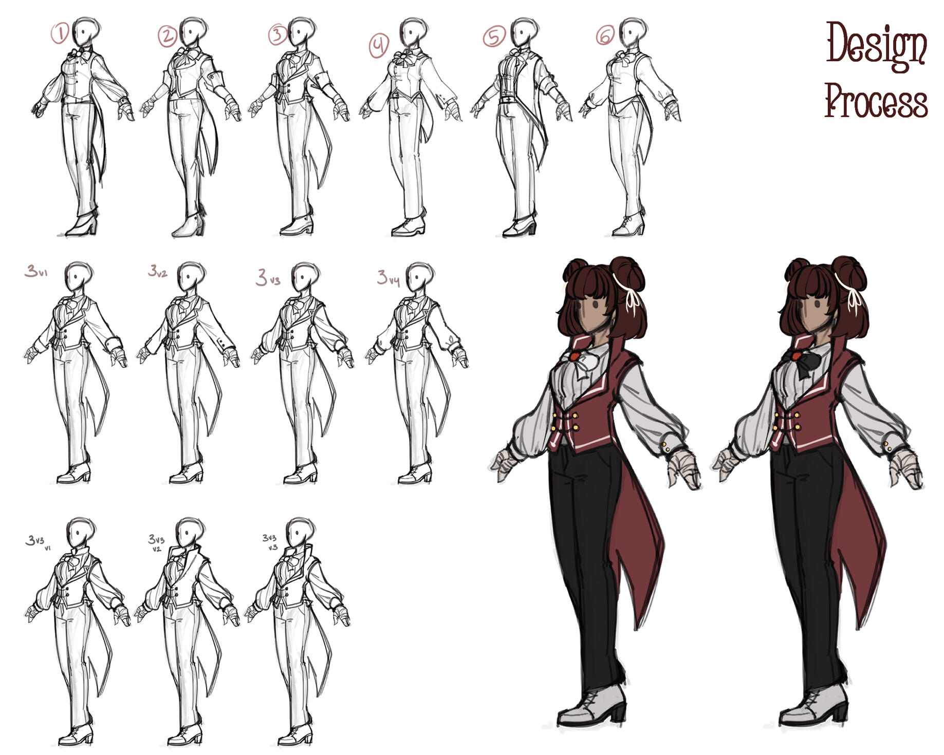 Sena | Outfit Design Process